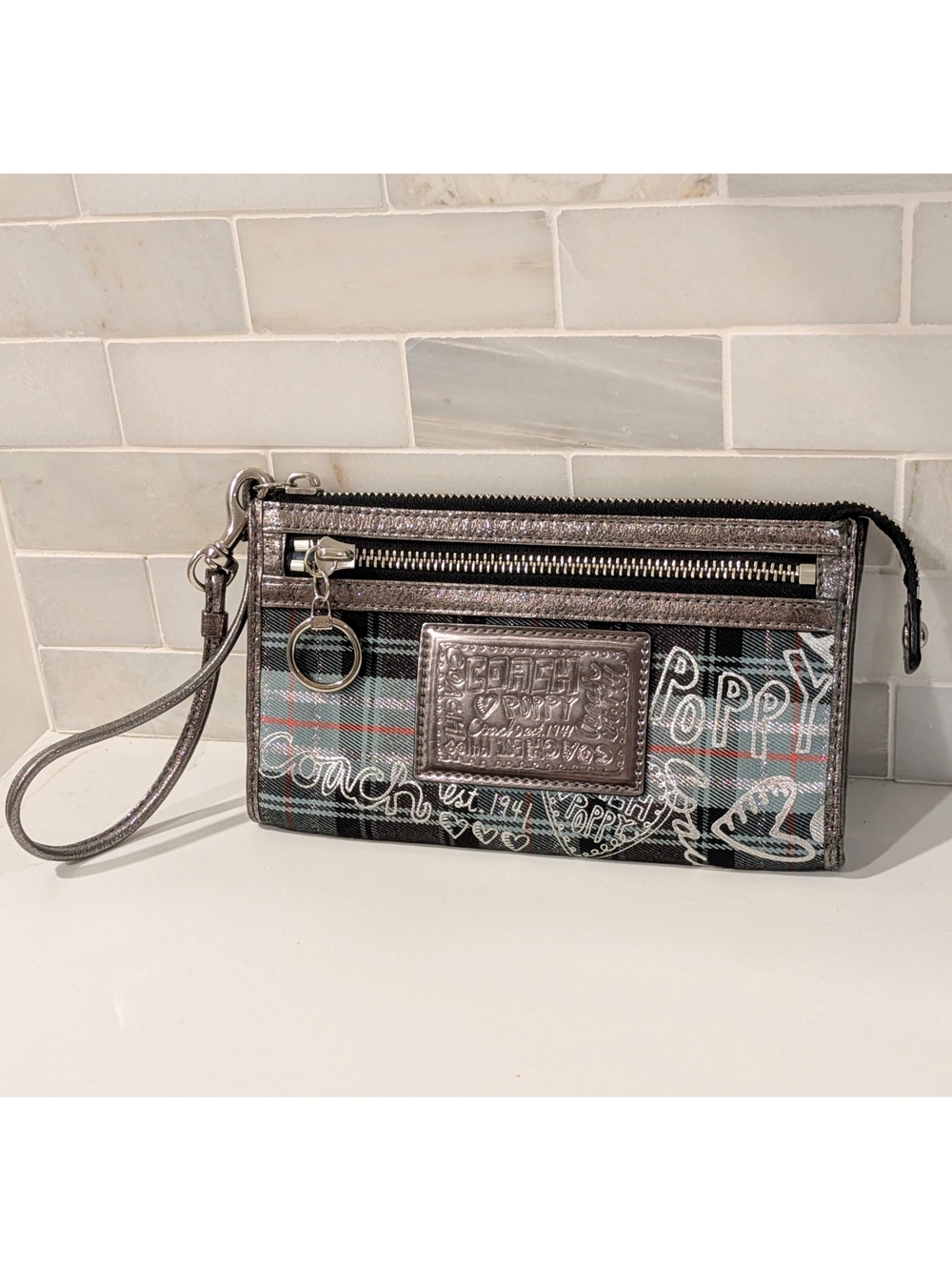 Coach Poppy Wristlet